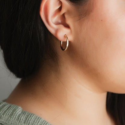 strut jewelry charm hoops medium 14k gold fill