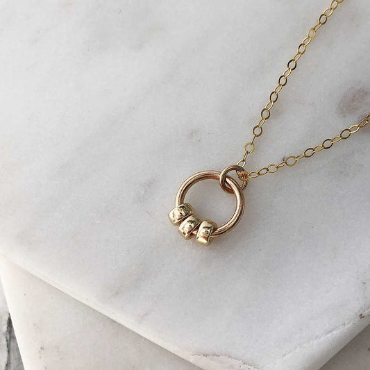 strut jewelry comfort beaded circle pendant necklace