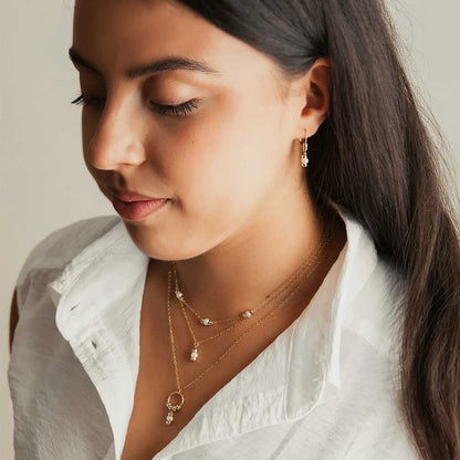 strut jewelry comfort white pearl set