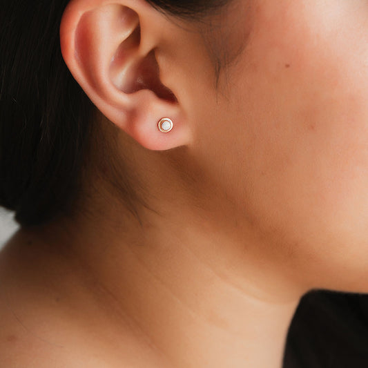 strut jewelry gemstone starlight studs 14k gold fill