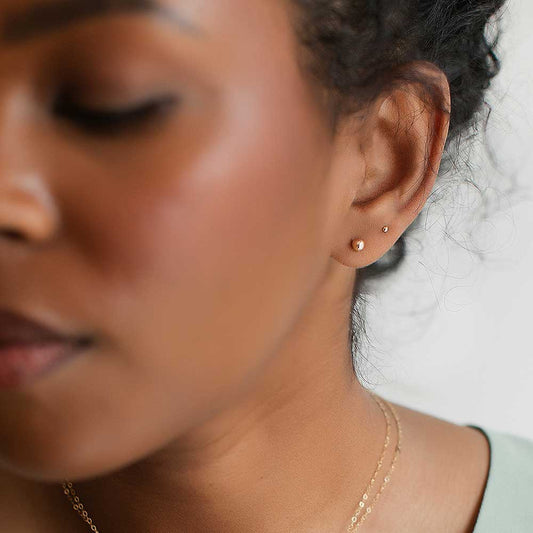 CLEARANCE Mini Orb Stud Earrings