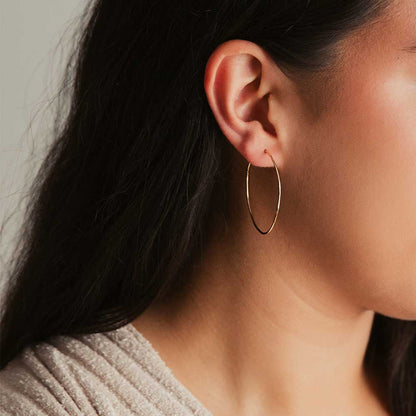 Hammered Hoops - Round