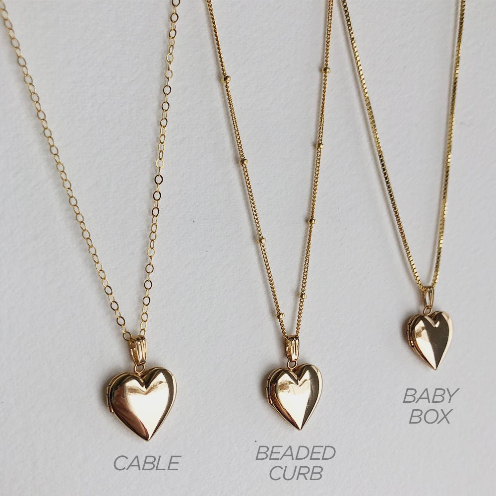 Heart Locket Necklace (ONE SILVER LEFT!)