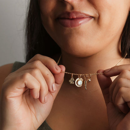 strut jewelry double cable chain necklace 14k gold fill