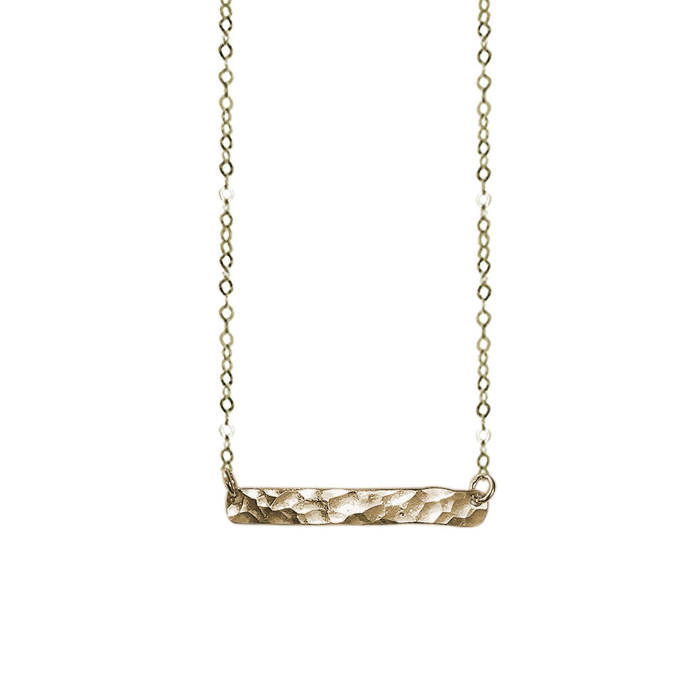 strut jewelry mini bar necklace 14k gold fill