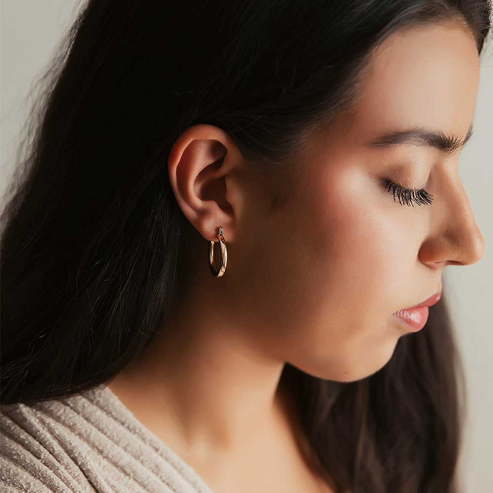 Thick Hoops - 14k gold-fill