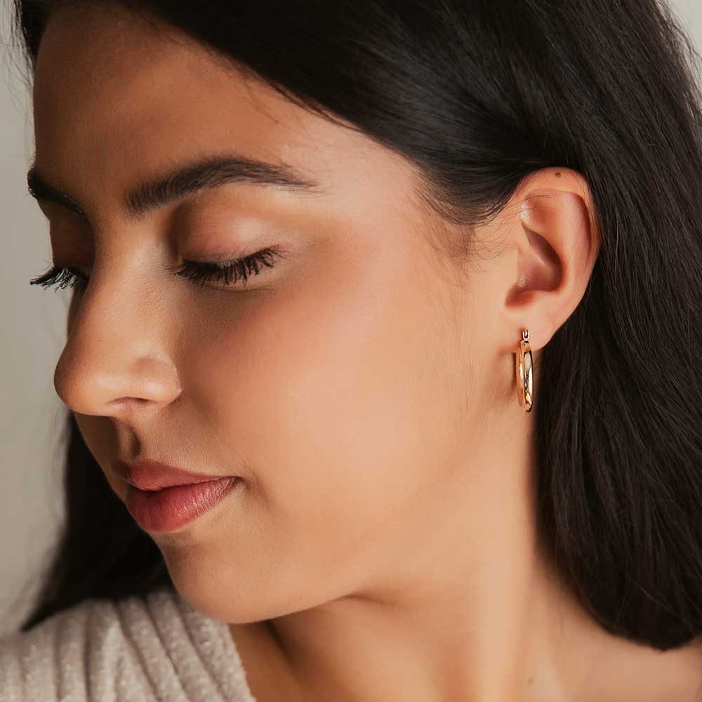 Thick Hoops - 14k gold-fill
